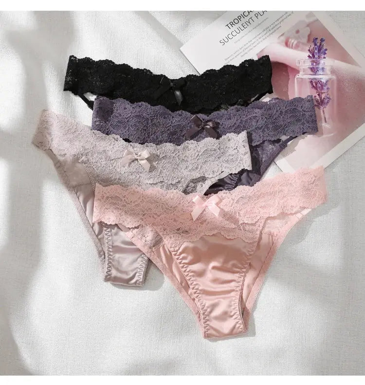 LaceMora Essence Panties - 4 pcs