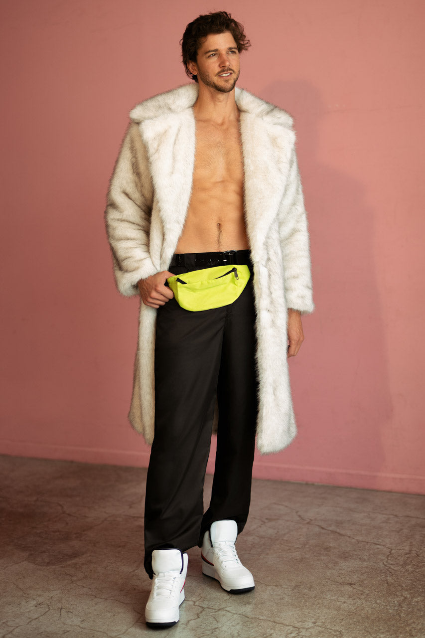 Men's Mojo Dojo Ken Fur Coat Costume