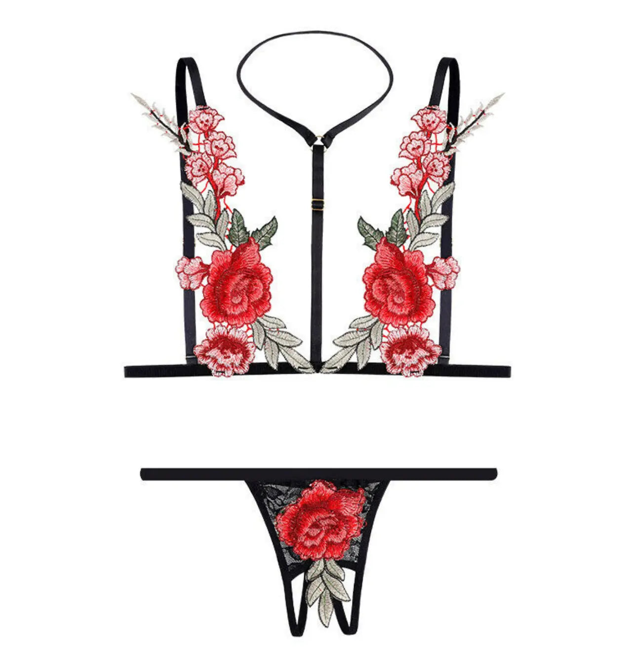 Lace Mora Rose Desire Lingerie Set