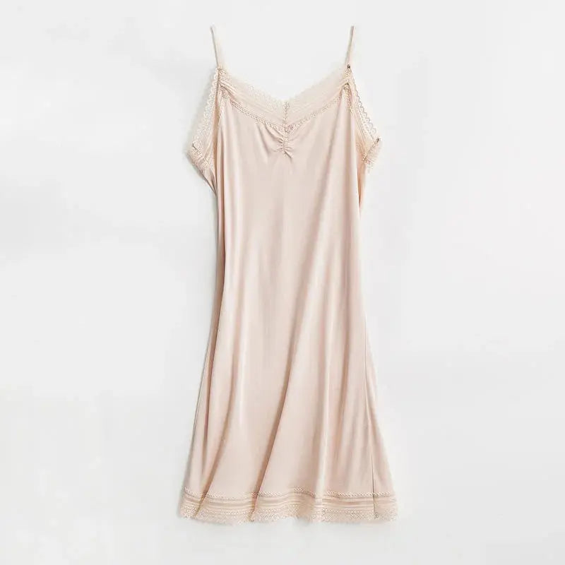 LaceMora Premium Mulberry Silk Lace Slip