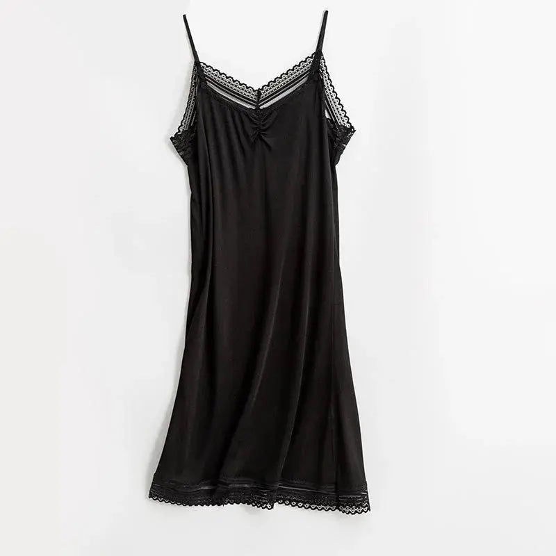 LaceMora Premium Mulberry Silk Lace Slip
