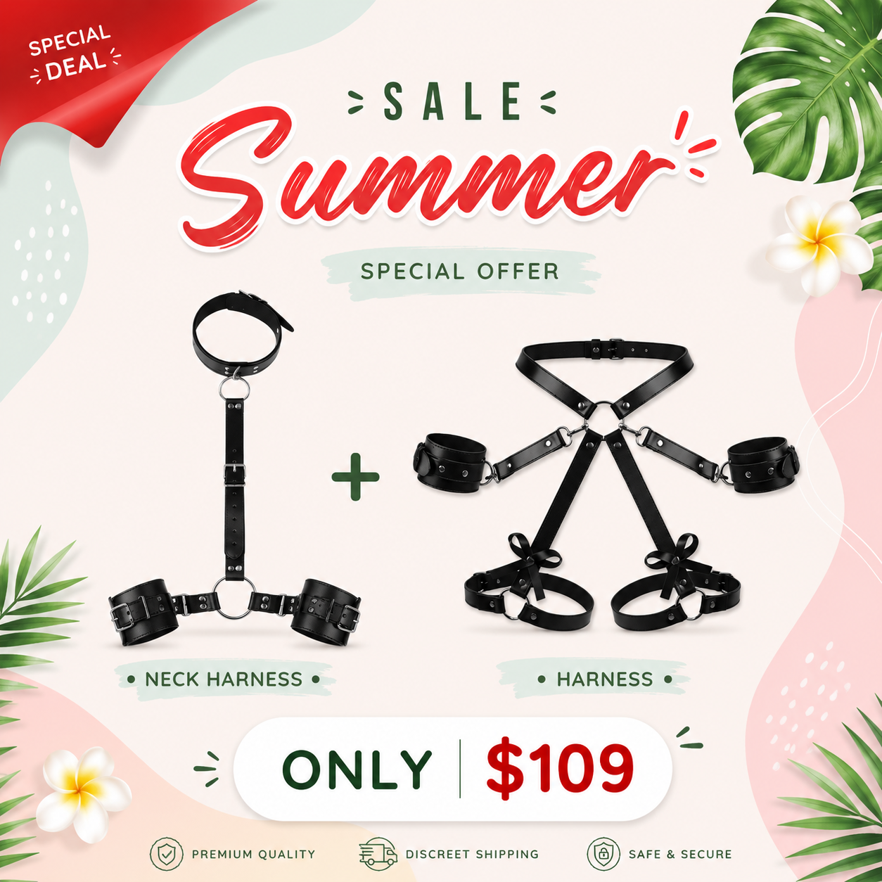 Lace Mora Domme Harness