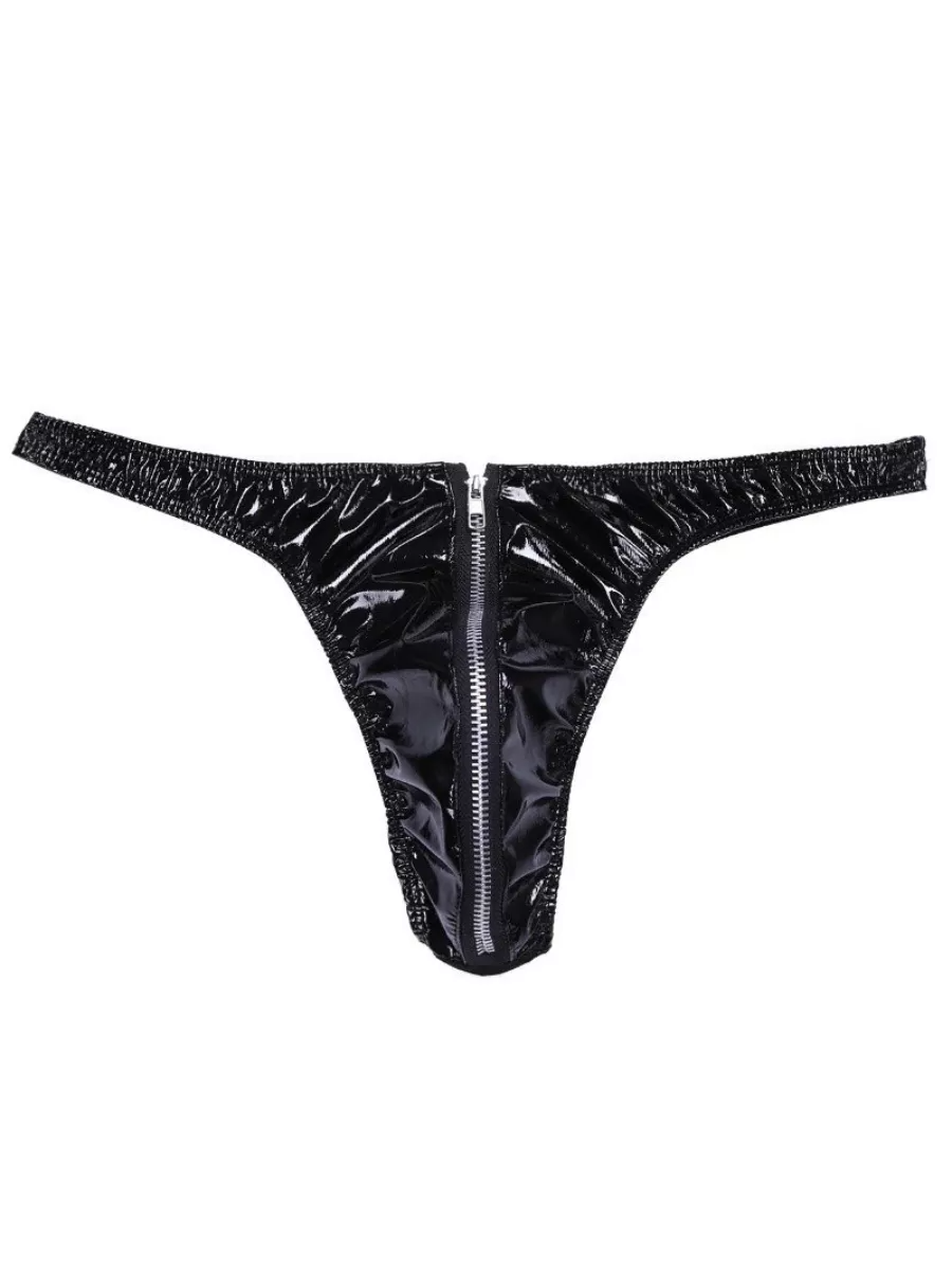 🔥 Funny Men 2025 🔥 Latex Thong with zipper
