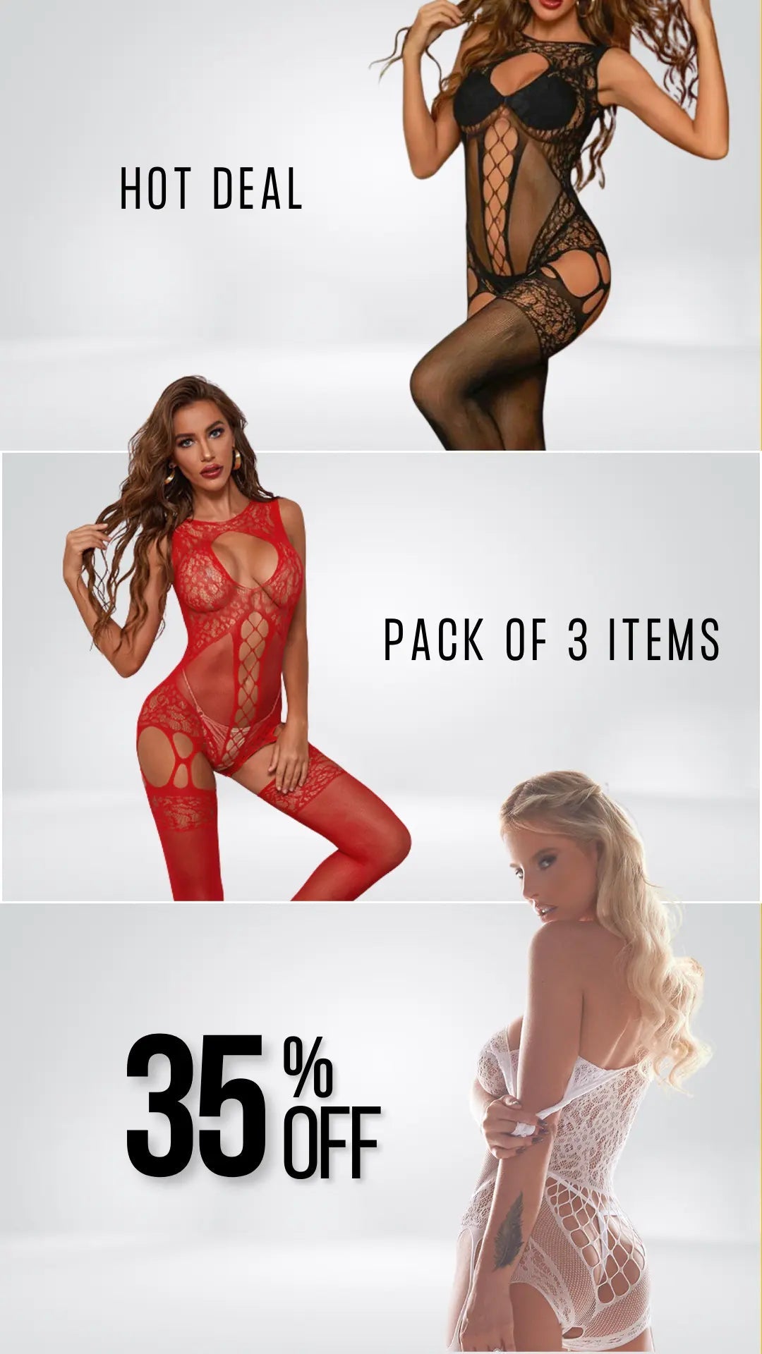 LaceMora Heaven Bodystocking
