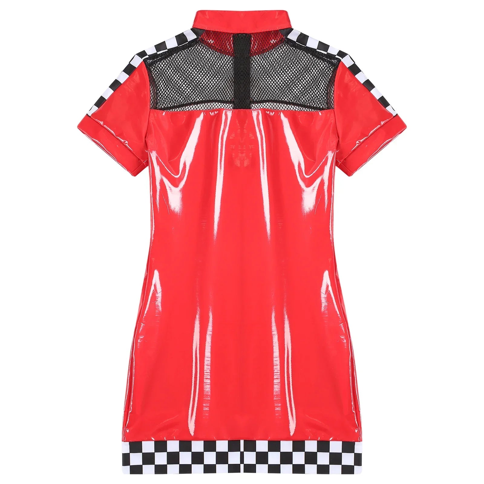 Latex Racer Driver Dress