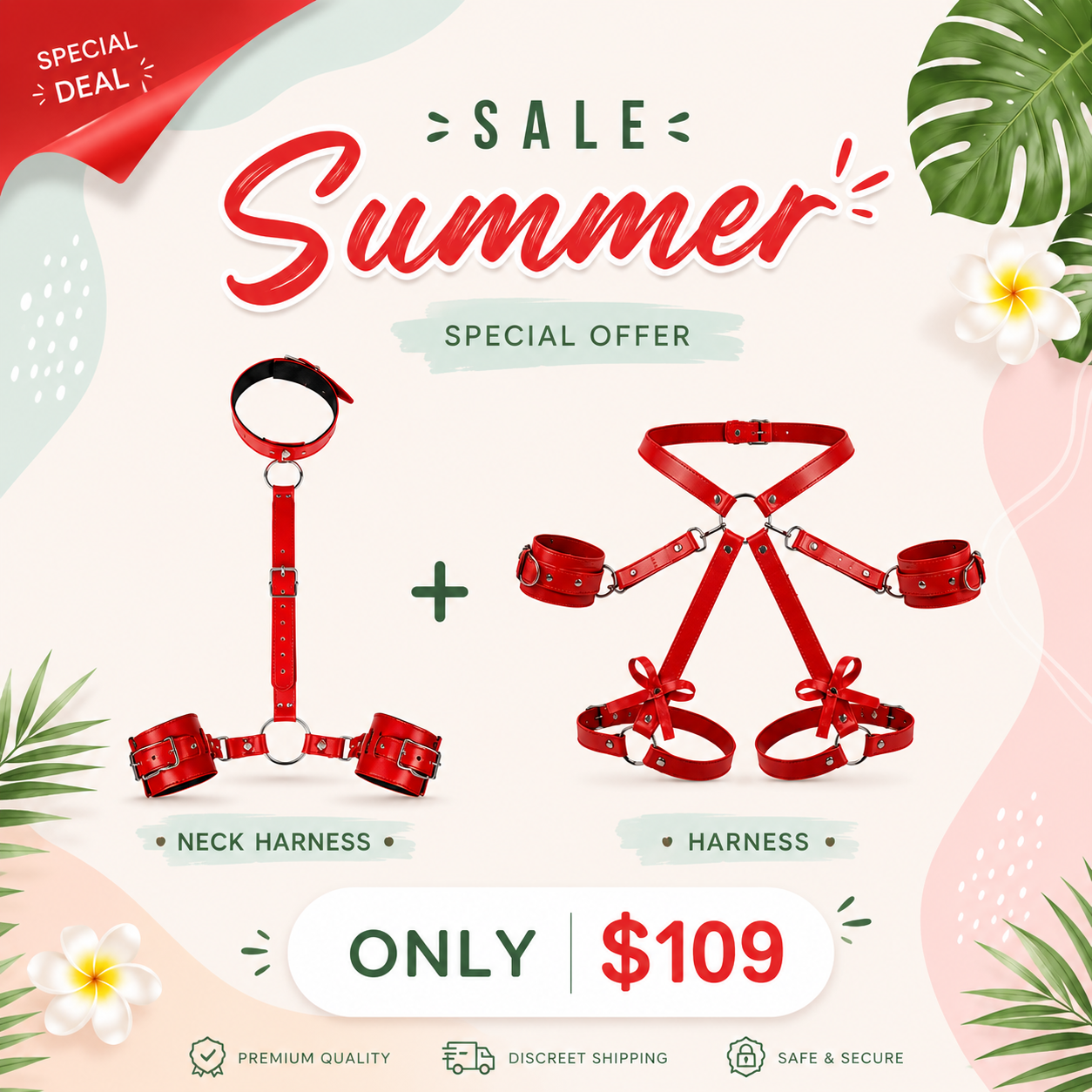 Lace Mora Domme Harness